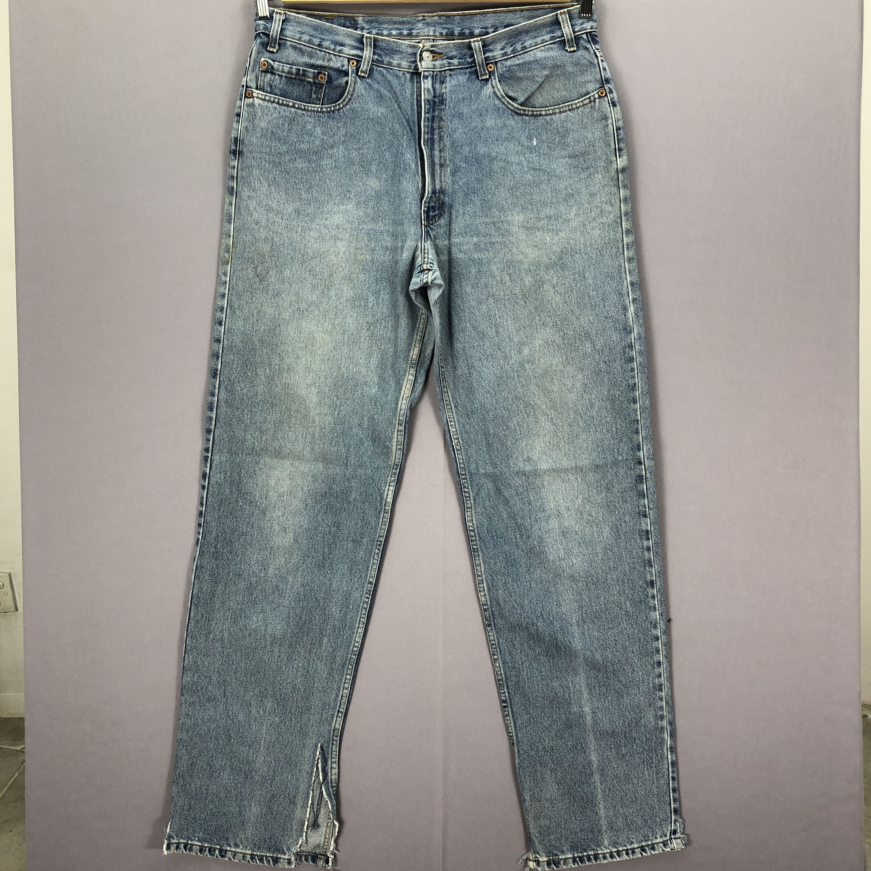 Levi's Vintage Baggy Levis 550 Jeans Levis Stone Wash Faded Denim Size US 36 / EU 52 - 1 Thumbnail