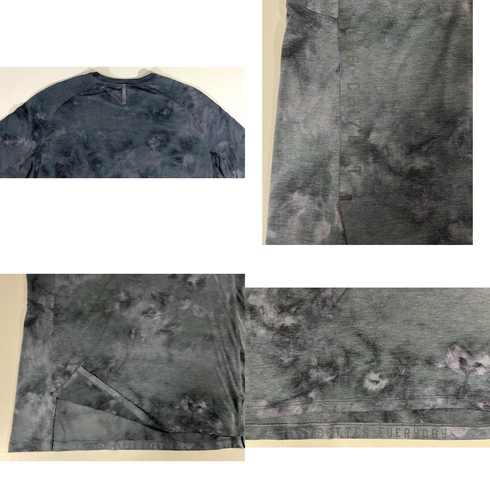 Lululemon Lululemon Men's Always Agile Short Sleeve T-Shirt Diamond Dye Gray XL Shirt Pullover Crew Neck Activewear Modern Sports 90s Mens Size US XL / EU 56 / 4 - 8 Thumbnail