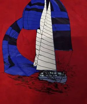 Vintage Vintage Piasports Reversible Nautical Bomber Jacket Size US XL / EU 56 / 4 - 6 Thumbnail