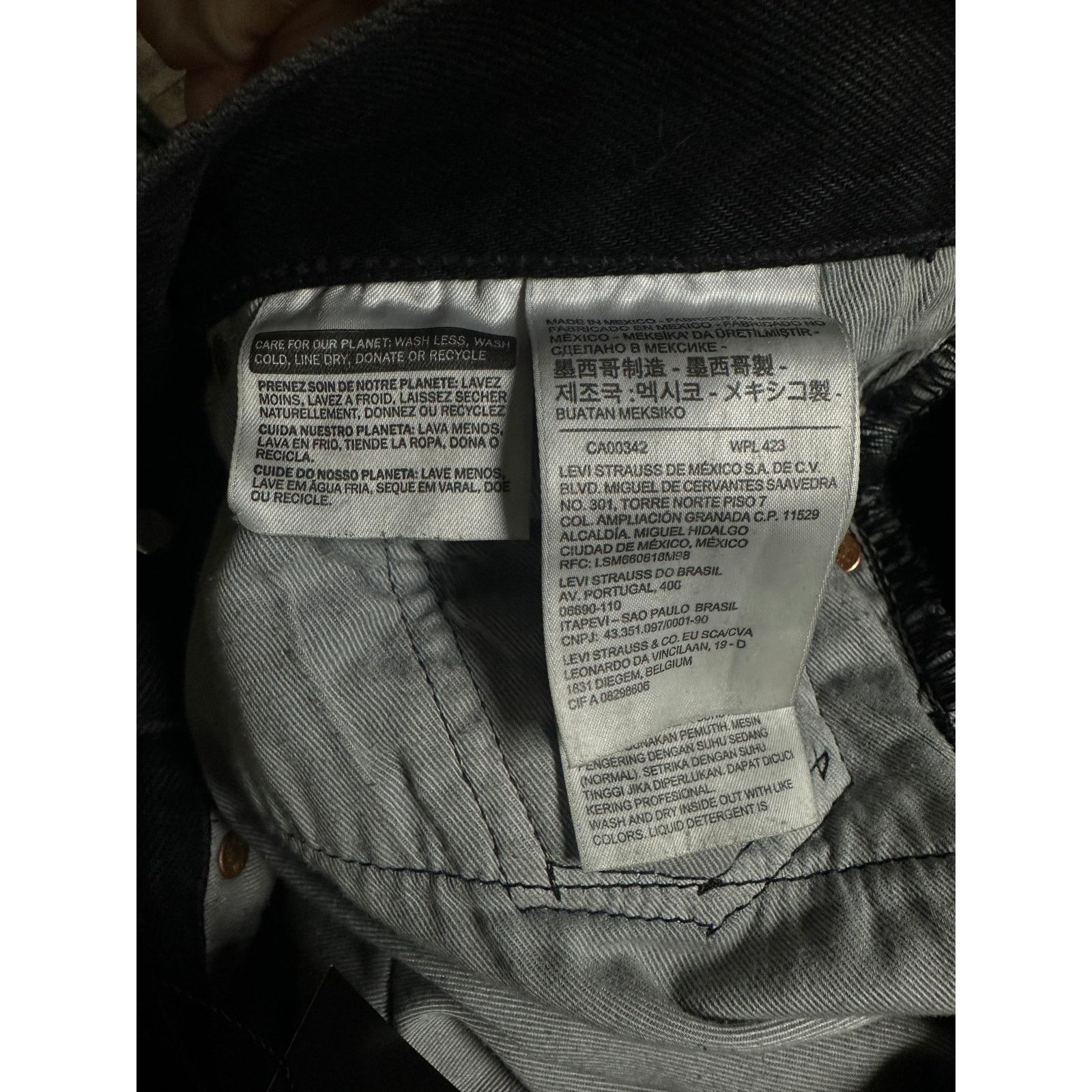 DENIM TEARS Denim Tears BSTROY Jeans Black Used 29 Size US 29 - 2 Thumbnail