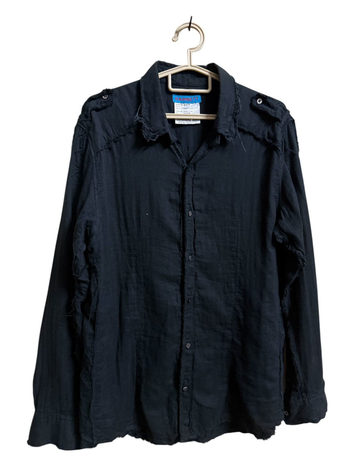 Katharine Hamnett London Katharine Hamnett Long-sleeved Button-down Shirt Size US L / EU 52-54 / 3 - 3 Thumbnail