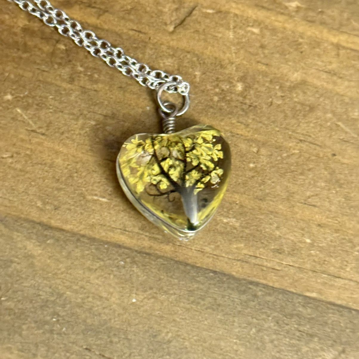 Other 925 silver tree of life heart pendant necklace Size ONE SIZE - 4 Thumbnail
