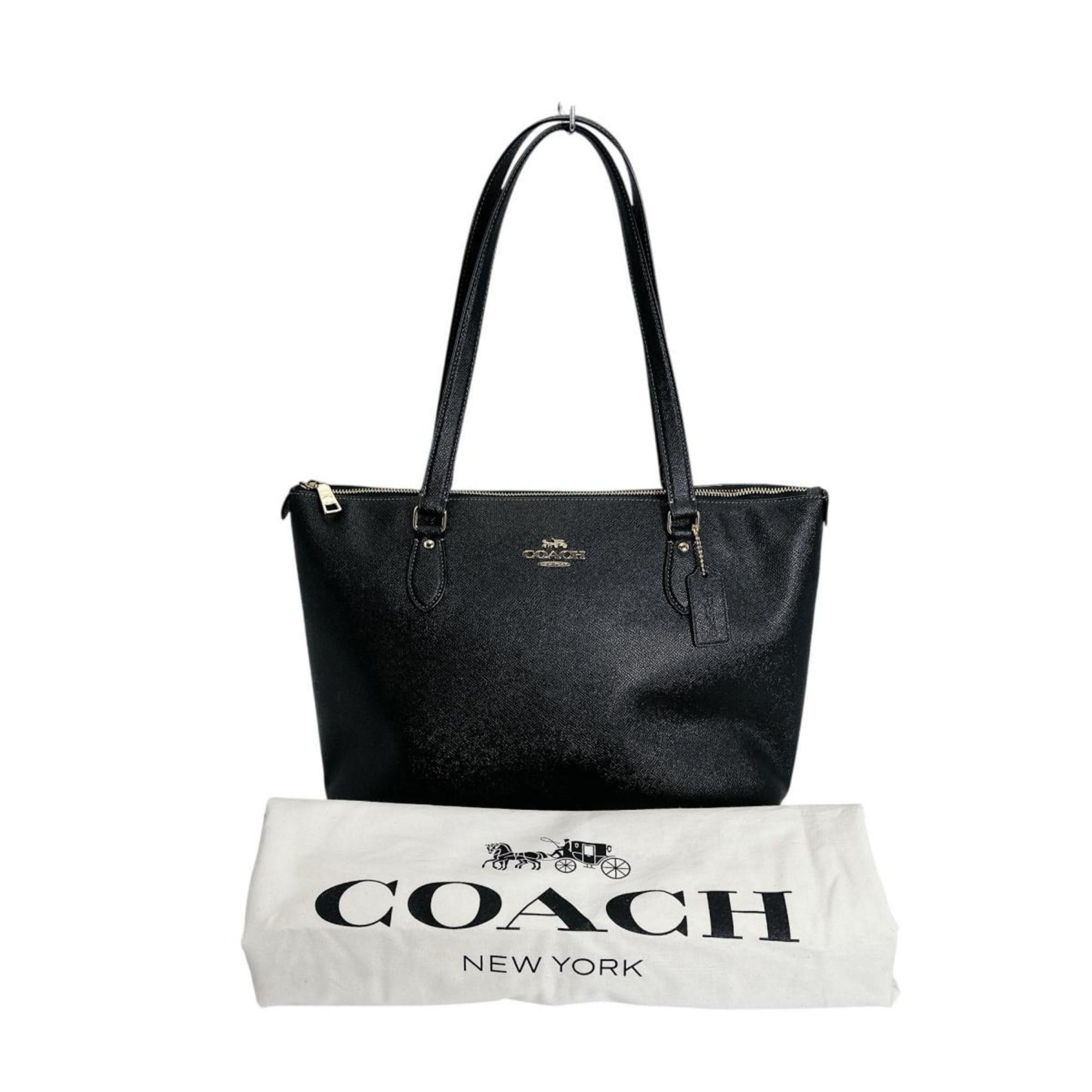Coach Coach Gallery Tote Crossgrain Leather Bag CH285 in Black Size ONE SIZE - 1 Thumbnail