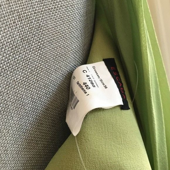 Escada NWT Escada Pleated Draped Fishtail One-Shoulder Green Specia Size M / US 6-8 / IT 42-44 - 9 Thumbnail