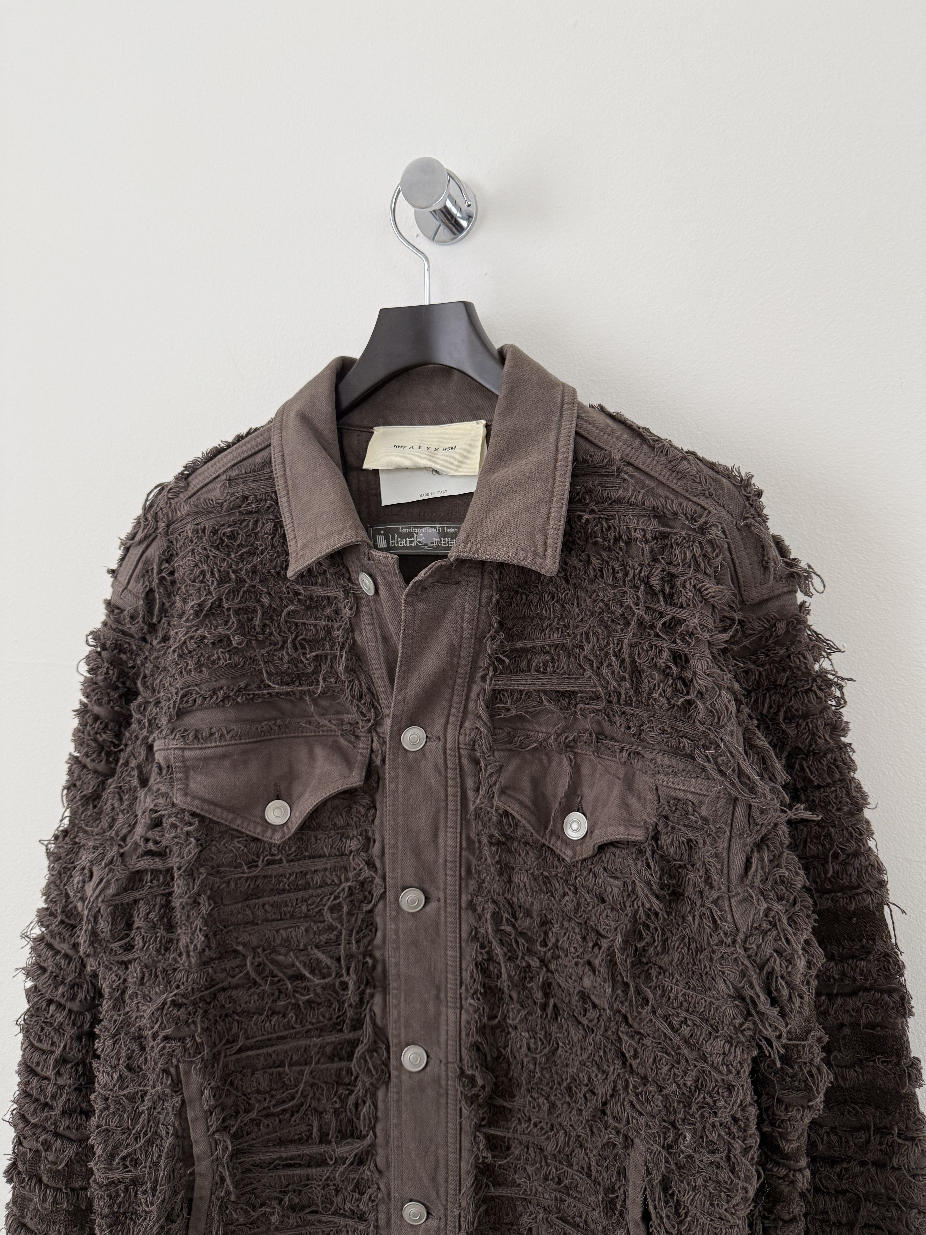 1017 ALYX 9SM × Blackmeans Distressed Denim Jacket Size US L / EU 52-54 / 3 - 5 Thumbnail