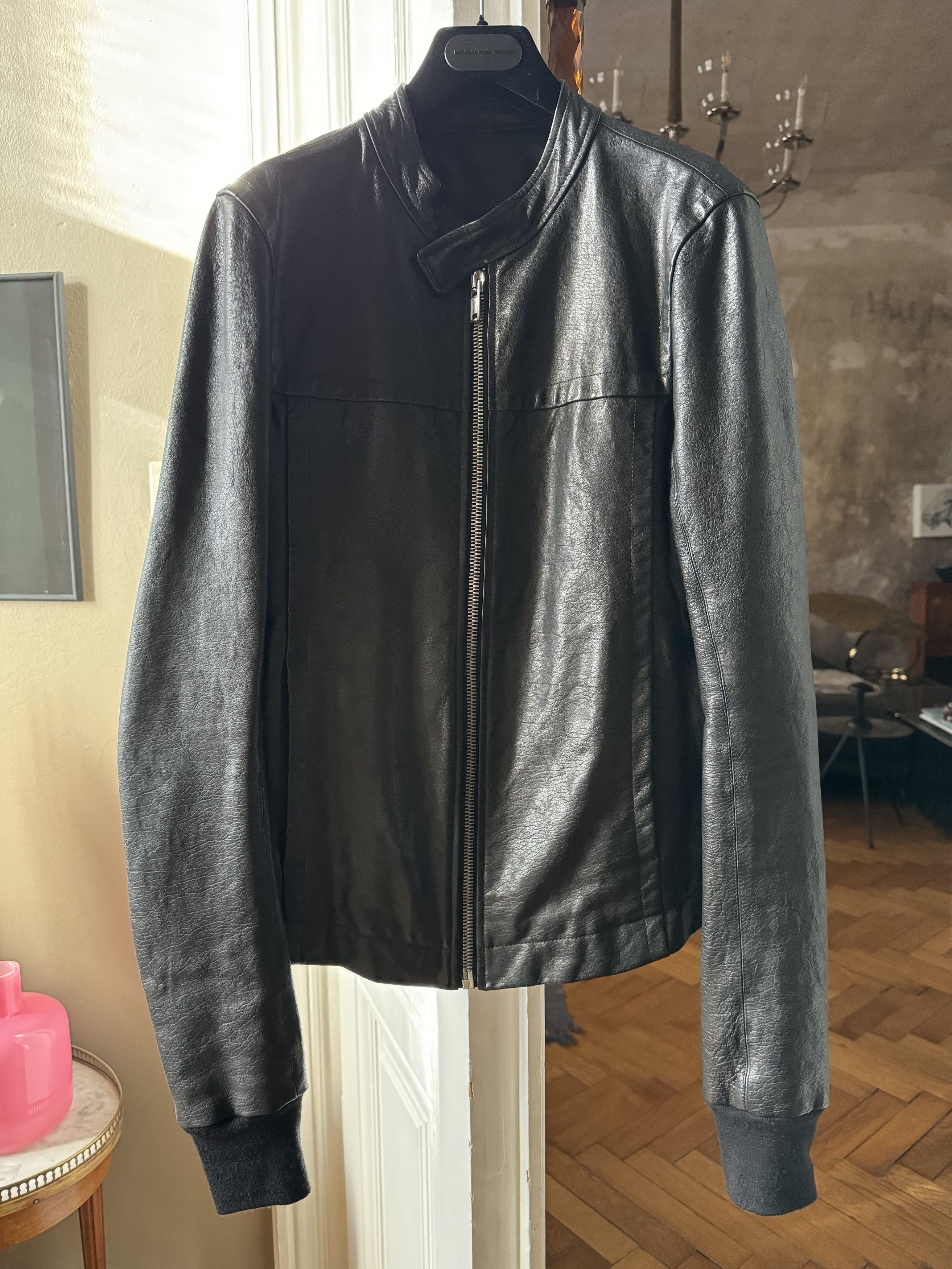 Rick Owens Rick Owens leather jacket,SIZE -S WORN TWO, THREE TIMES Size US S / EU 44-46 / 1 - 10 Thumbnail