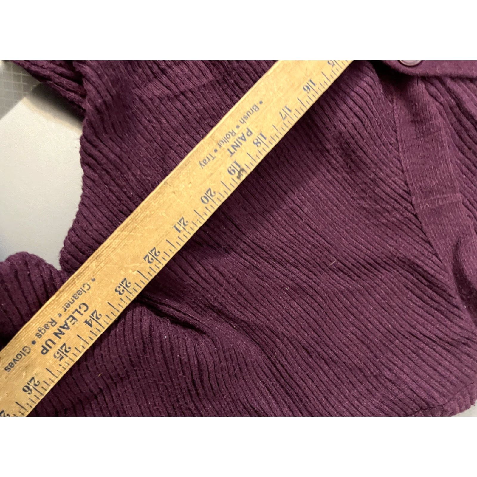 Express Express Women Cardigan V-Neck Button Down L Maroon Sweater Size L / US 10 / IT 46 - 5 Thumbnail