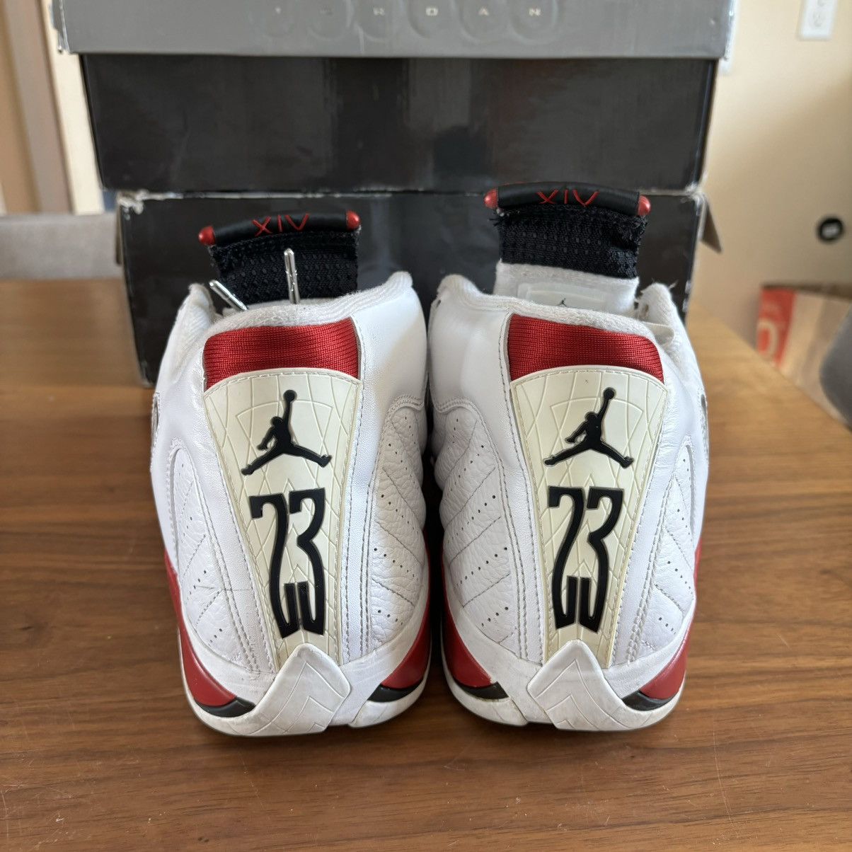 Nike 2011 Nike Air Jordan 14 Candy Cane Size US 11 / EU 44 - 3 Thumbnail