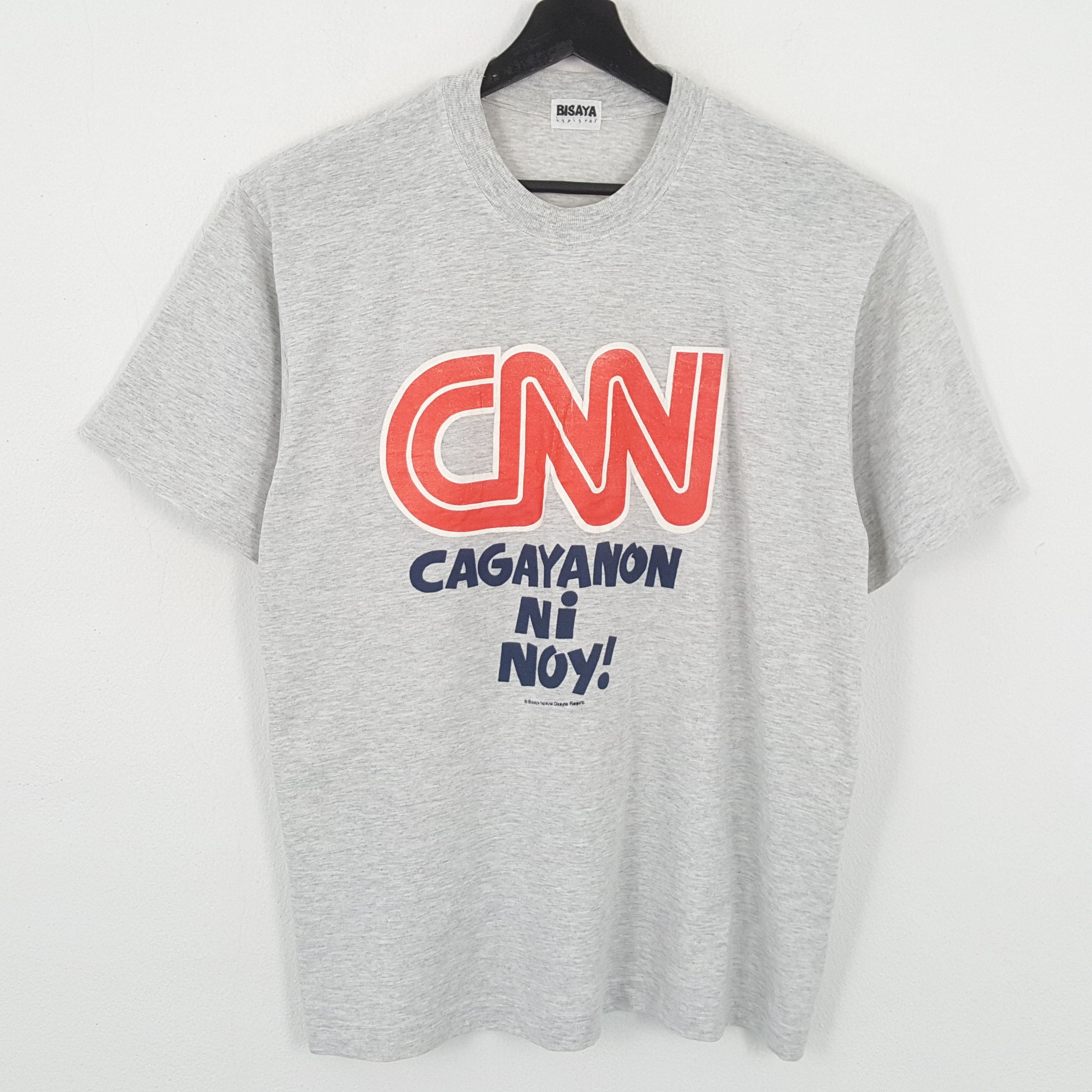 Vintage CNN Television Channel Tshirt Streetwear Style Size US L / EU 52-54 / 3 - 1 Thumbnail