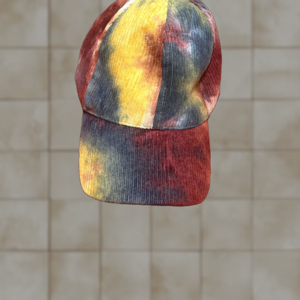 VINTAGE MUDD Hat Cap Adult One Size Rainbow Corduroy  display picture 2