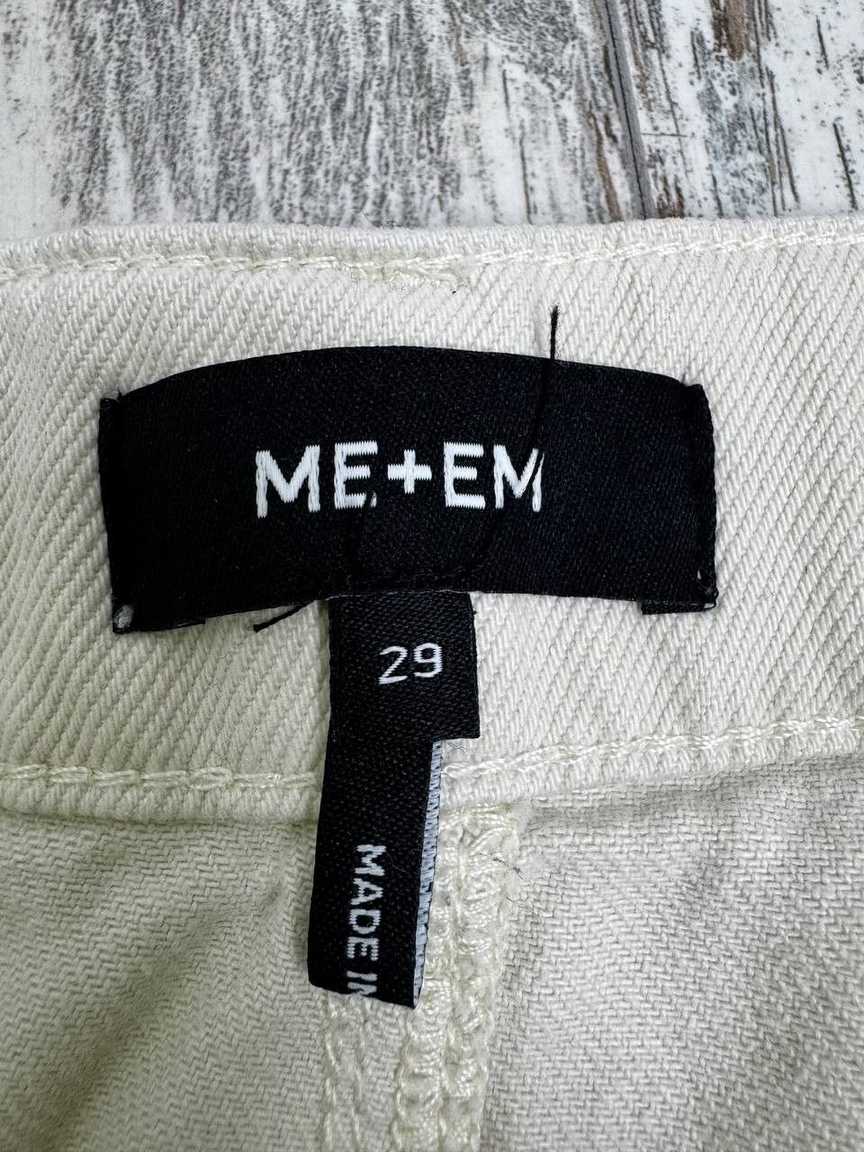 ME+EM Me+Em Cargo Multipockets Cotton Trousers Pants Size 29 Size 29" - 3 Thumbnail