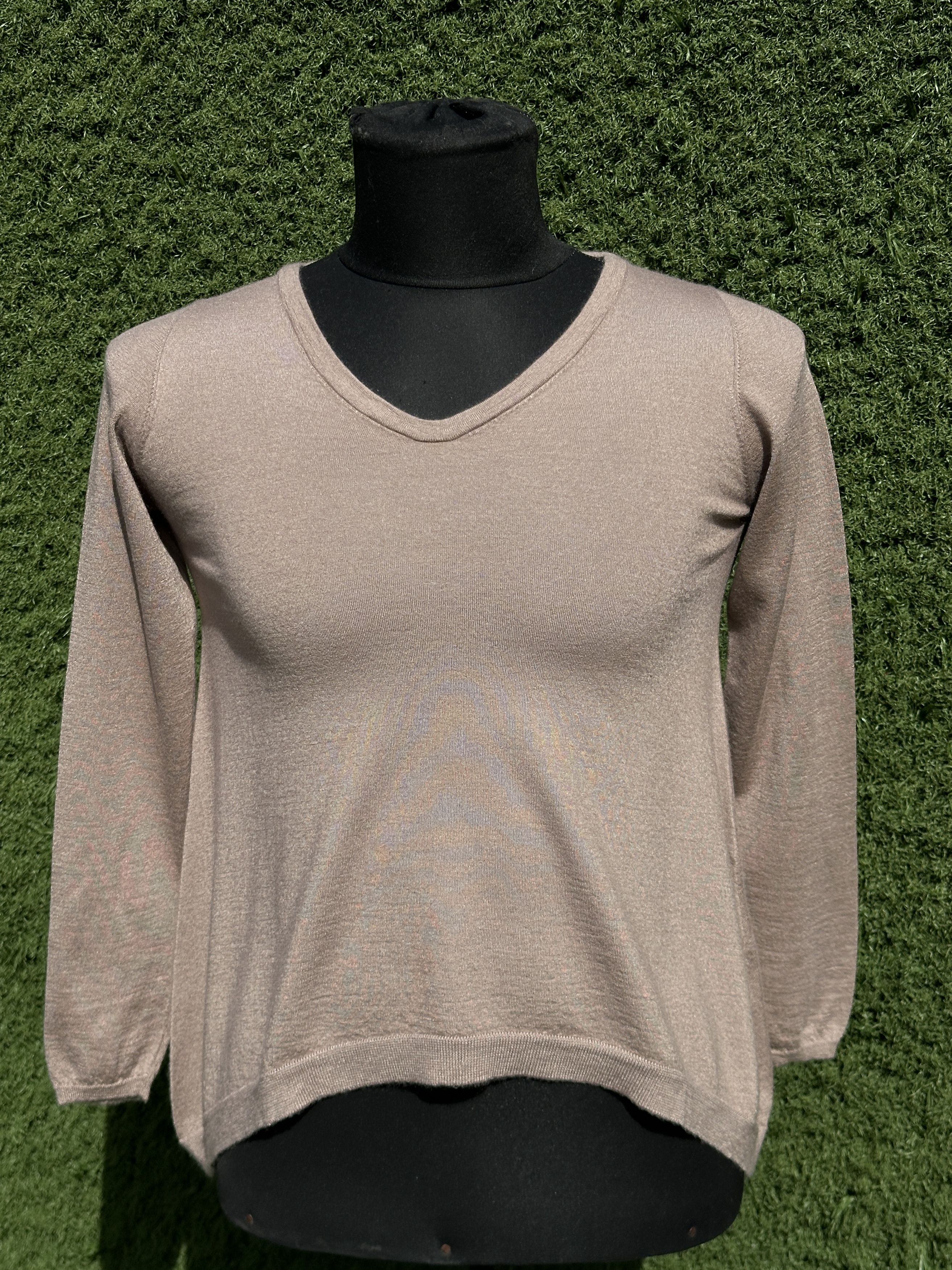 Brunello Cucinelli Brunello Cucinelli Cashmere Swing Knit Sweater Size M L Size M / US 6-8 / IT 42-44 - 8 Thumbnail