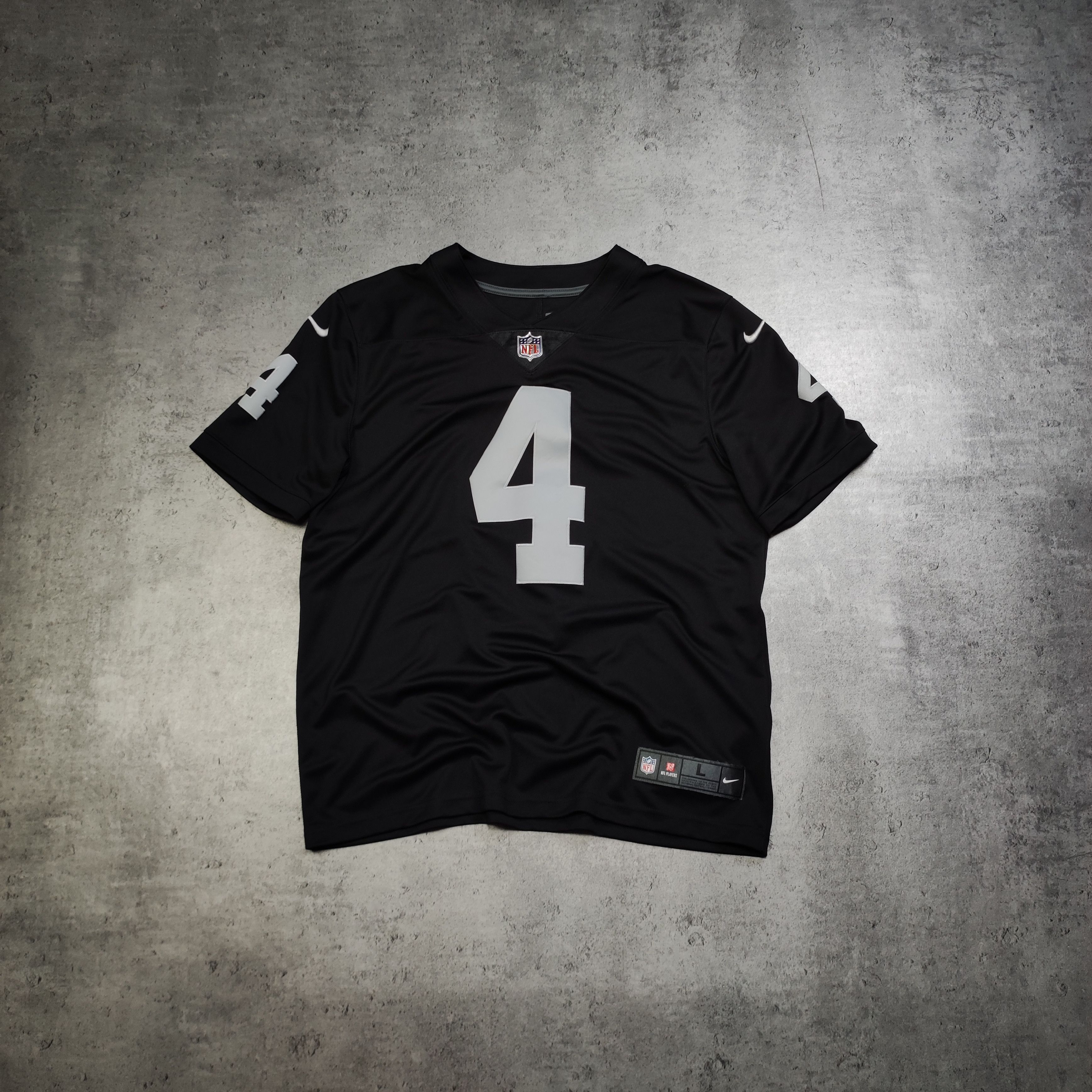 NFL × Nike RARE NFL Los Angeles Raiders #4 Carr Nike Jersey Size US L / EU 52-54 / 3 - 2 Thumbnail