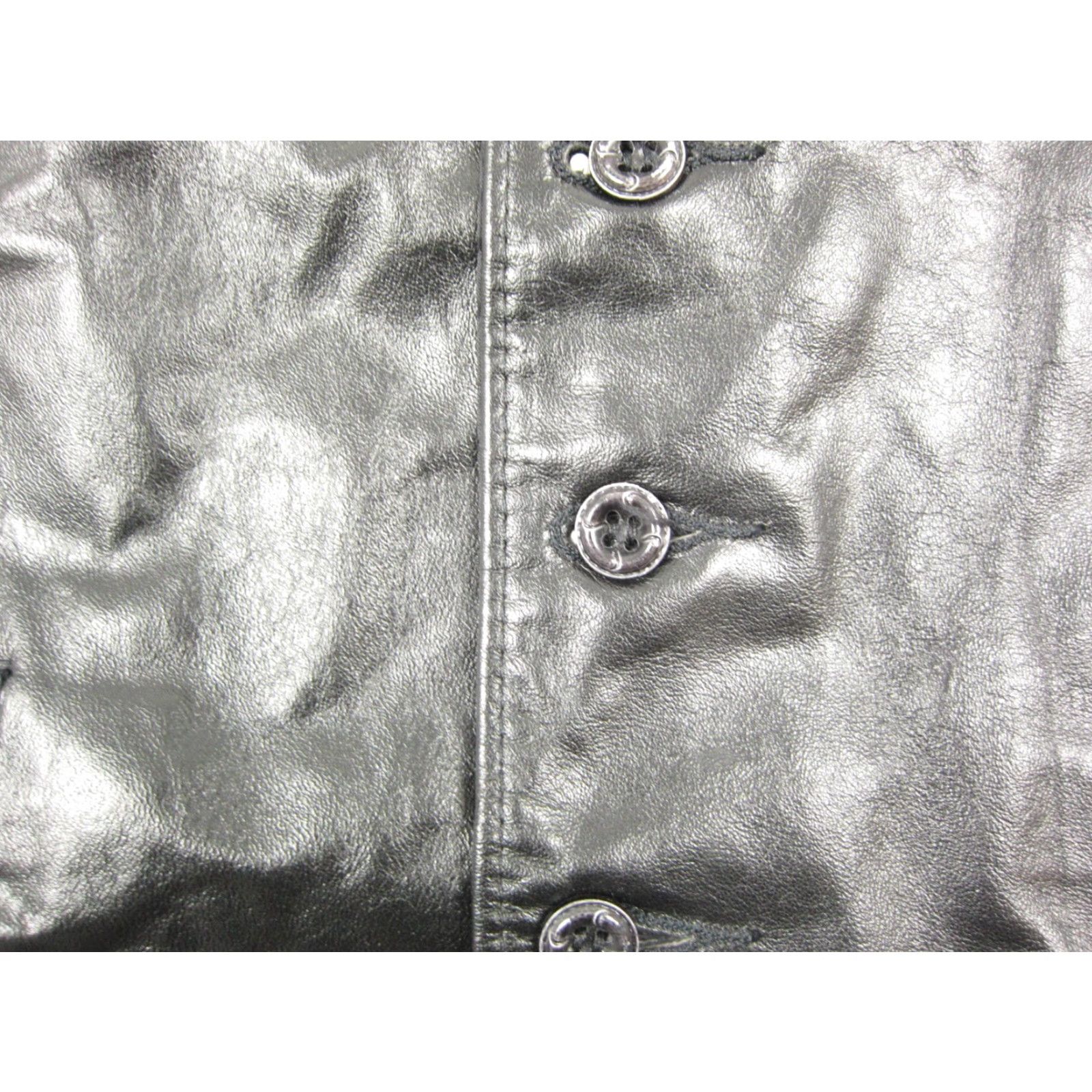 Sears VINTAGE Sears Leather Vest Mens 44 Large Black Western Motorcycle Biker 70s 80s Size US S / EU 44-46 / 1 - 4 Thumbnail
