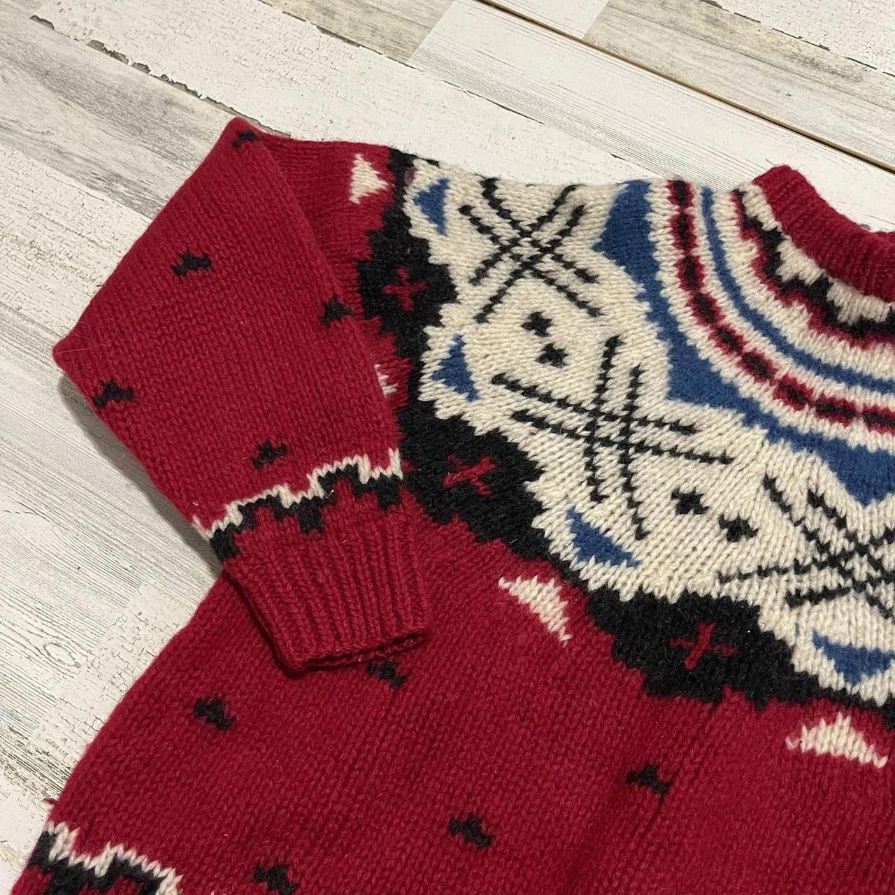 Woolrich Woolen Mills Woolrich Men's Vintage Wool Nordic Icelandic Sweater S Size US S / EU 44-46 / 1 - 4 Thumbnail