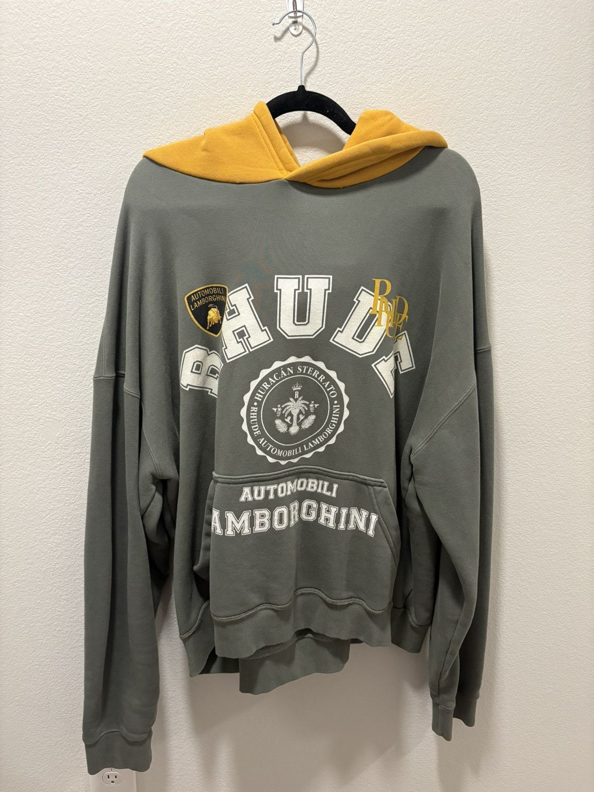 Lamborghini × Rhude Rhude Lamborghini Hoodie Size US XL / EU 56 / 4 - 1 Thumbnail