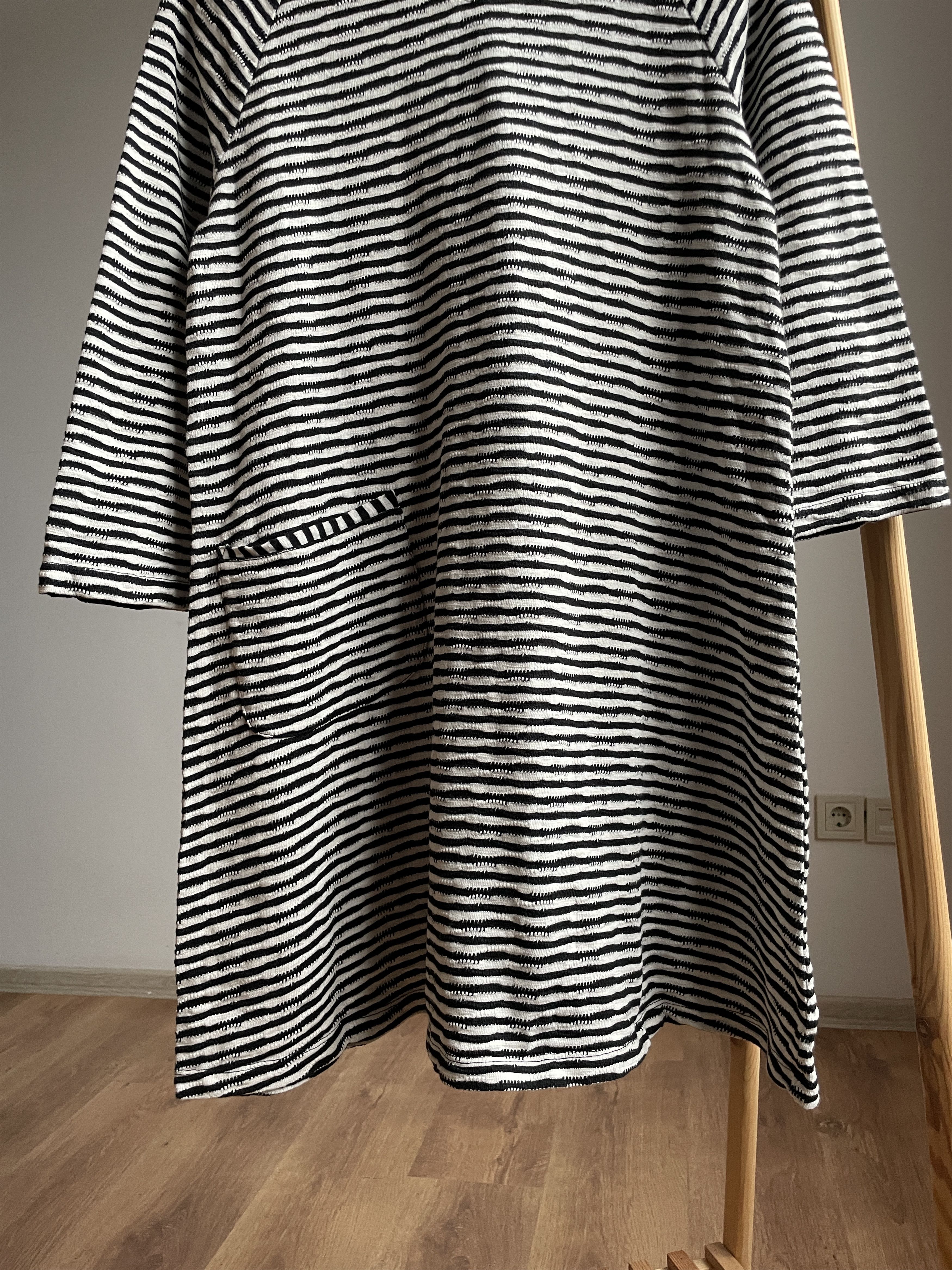 Gudrun Sjoden Gudrun Sjoden Striped Cotton Knitted Midi Tunic Dress Size S / US 4 / IT 40 - 4 Thumbnail