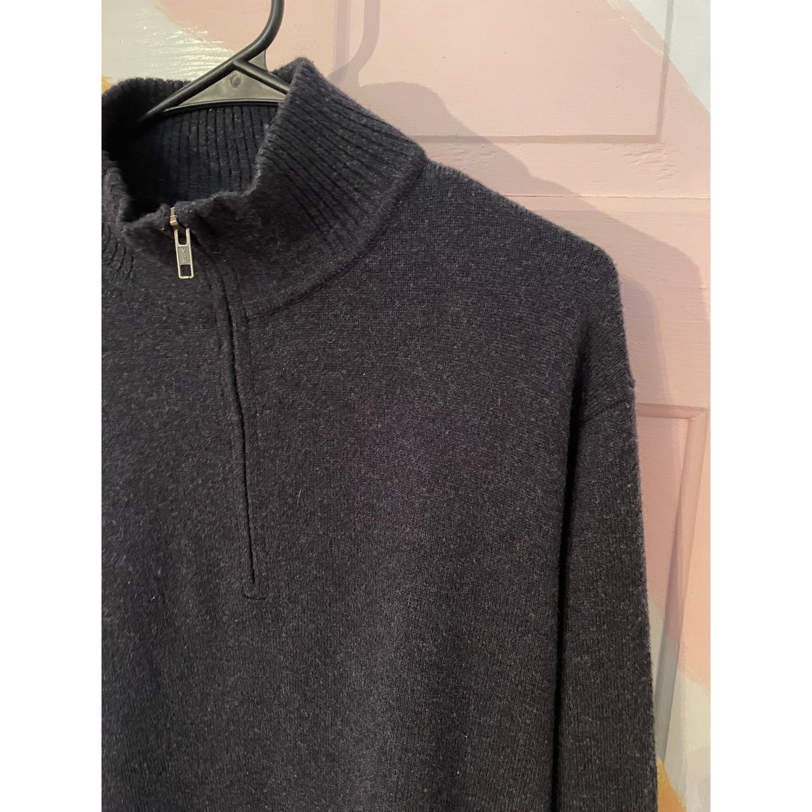 Patagonia Patagonia Lambswool Quarter Zip Sweater Men’s Large navy Size US L / EU 52-54 / 3 - 6 Thumbnail