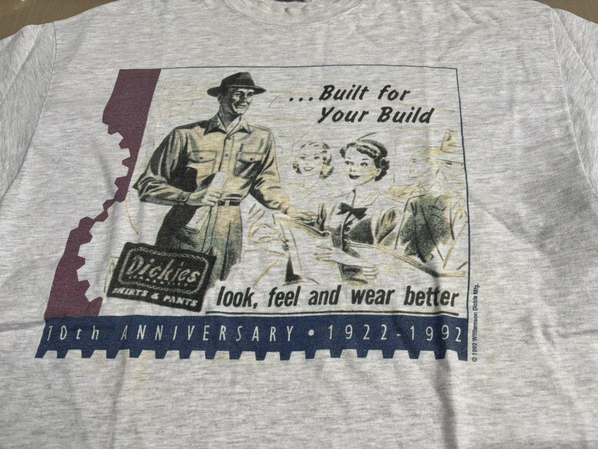 Dickies vintage 90s Dickies 70th Anniversary T-Shirt Size US L / EU 52-54 / 3 - 3 Thumbnail