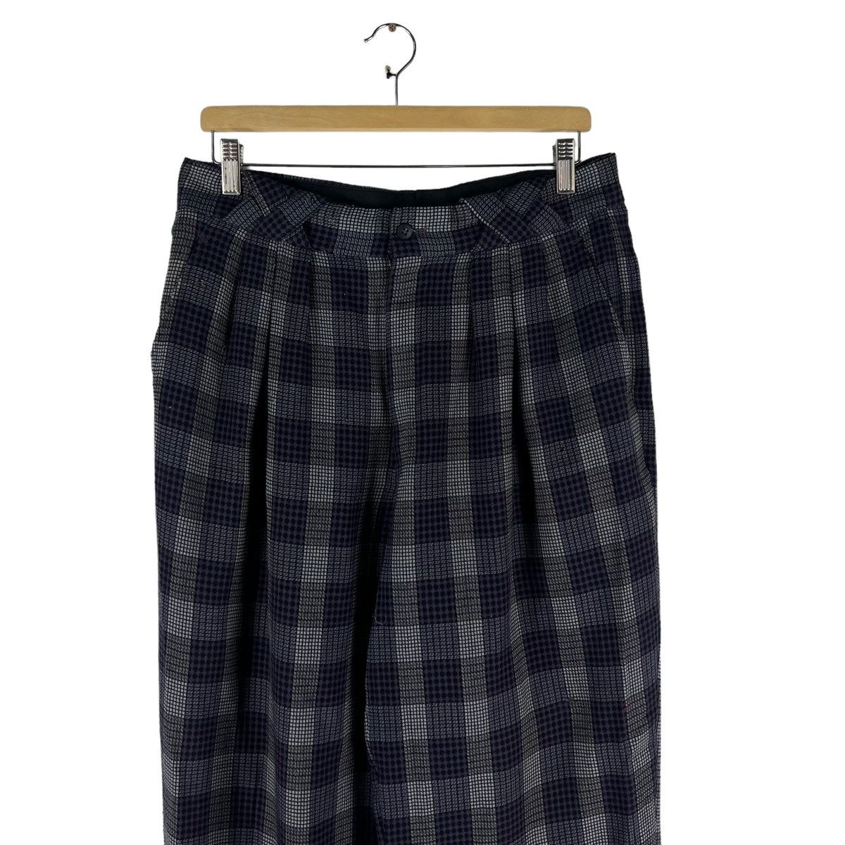 Hysteric Glamour 🔥Casual Pants Relax Tartan Design Un Bellabito Japan Size US 35 - 2 Thumbnail