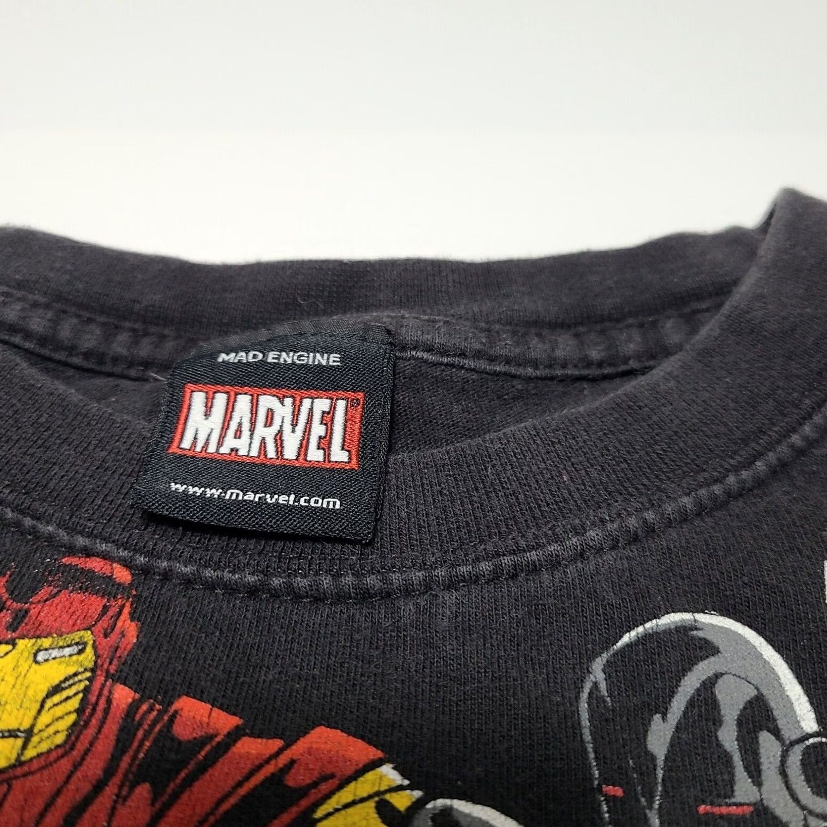 Mad Engine VINTAGE Mad Engine Iron Man Shirt Mens S Black Marvel Comics Tony Stark Y2K Size US S / EU 44-46 / 1 - 3 Thumbnail
