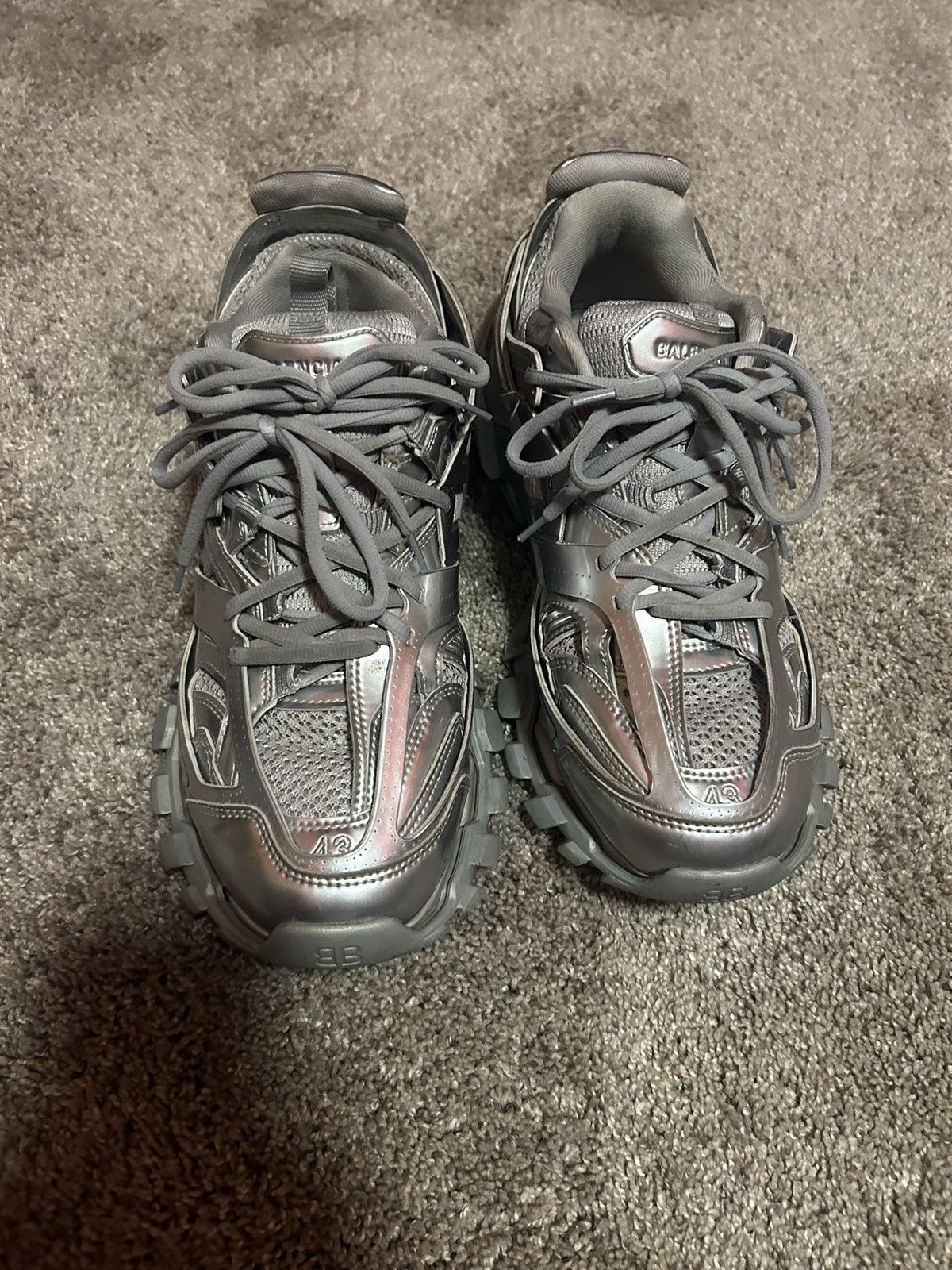 Balenciaga Silver balenciaga tracks Size US 10 / EU 43 - 2 Thumbnail