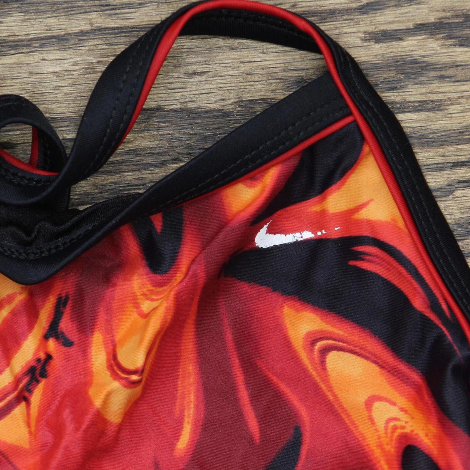 Nike Nike Back One Piece Swimsuit 16790f35feaae4 Black Red 6 Size ONE SIZE - 4 Thumbnail