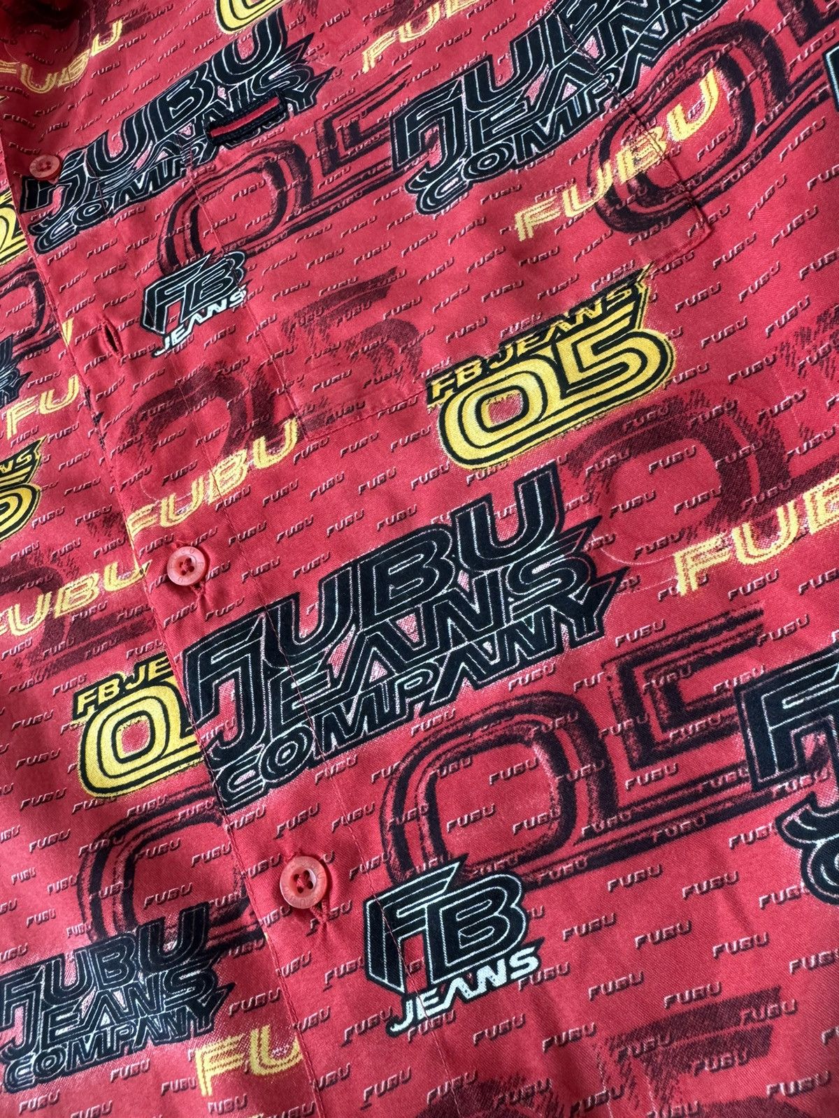 Fubu Fubu All-Over Print Button Down(Short sleeve) Size US S / EU 44-46 / 1 - 2 Thumbnail