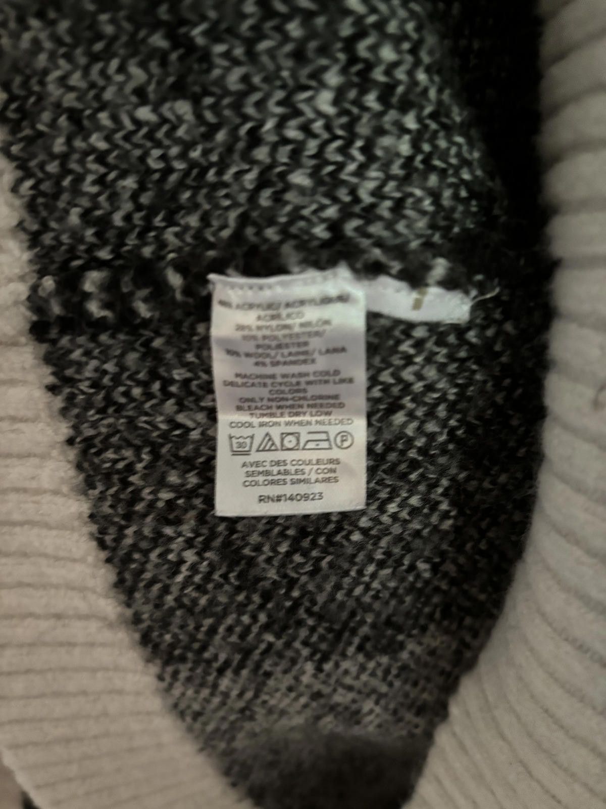 Designer Cozy Loft Black and White Checkered Cardigan XL Size XL / US 12-14 / IT 48-50 - 7 Thumbnail