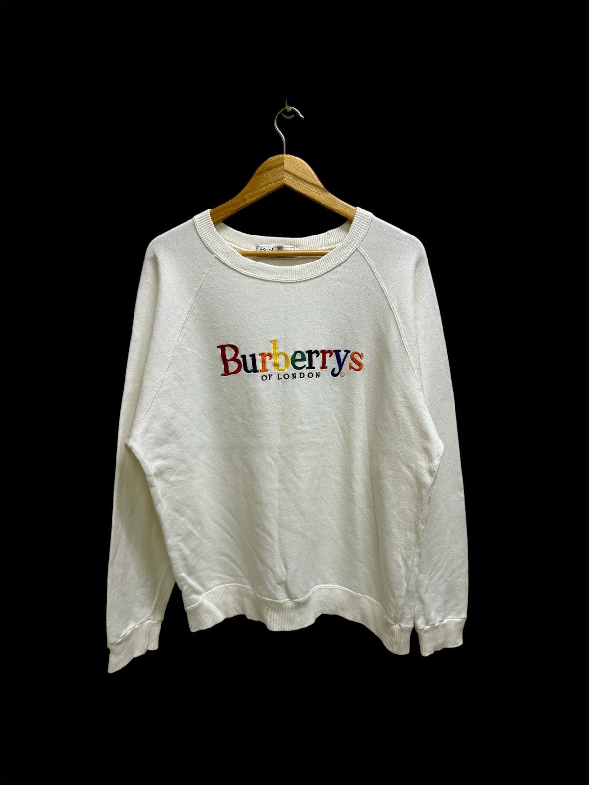 Burberry × Vintage Burberry knitwear uk flag logo for winter | Grailed