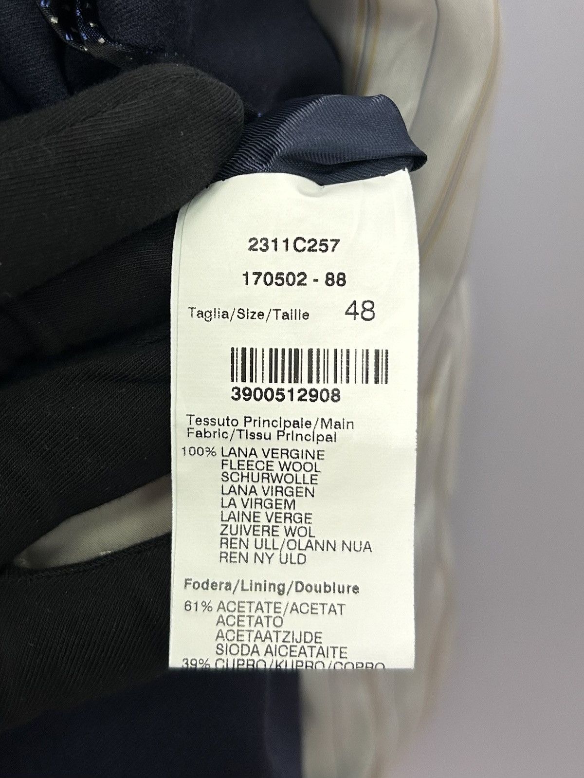 Paoloni Paoloni Quarantotto Double Breasted Wool Unlined Blazer EU48 Size 48R - 15 Thumbnail