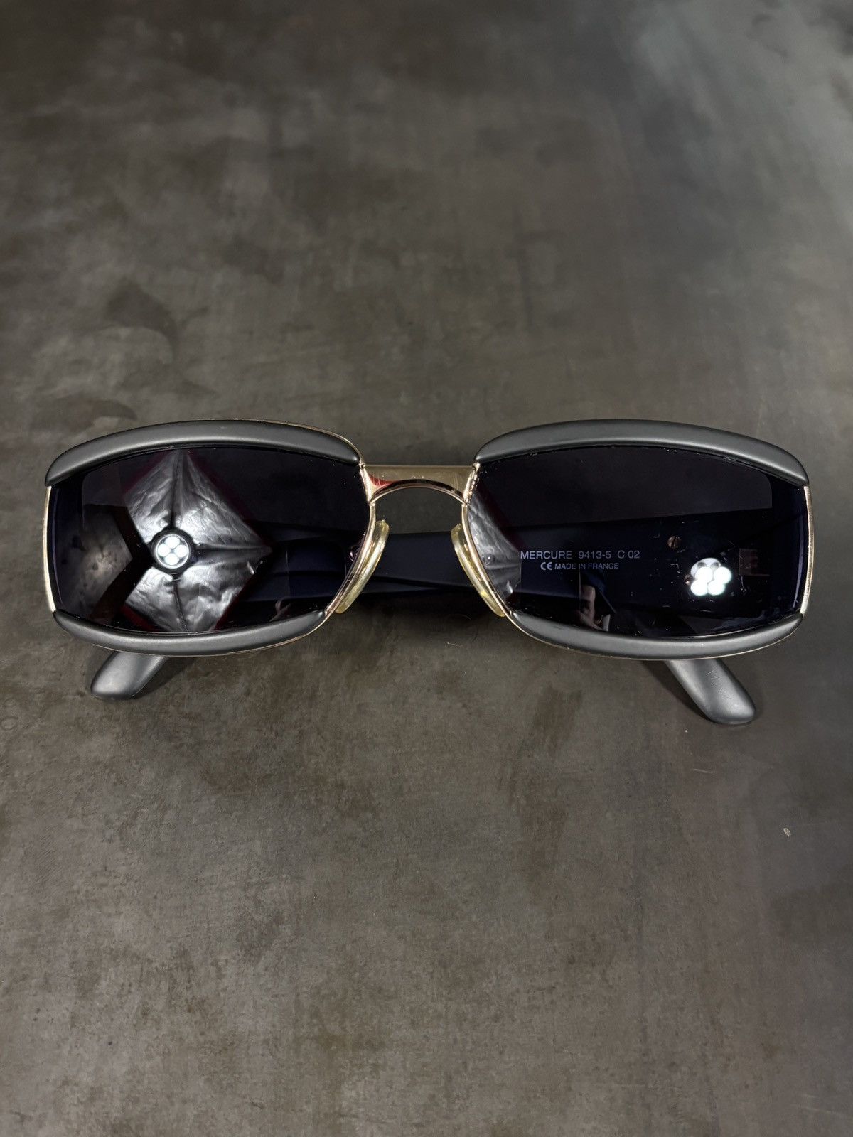 Courreges Vintage Courrèges Sunglasses Mercure Made in France 1990s Size ONE SIZE - 7 Thumbnail