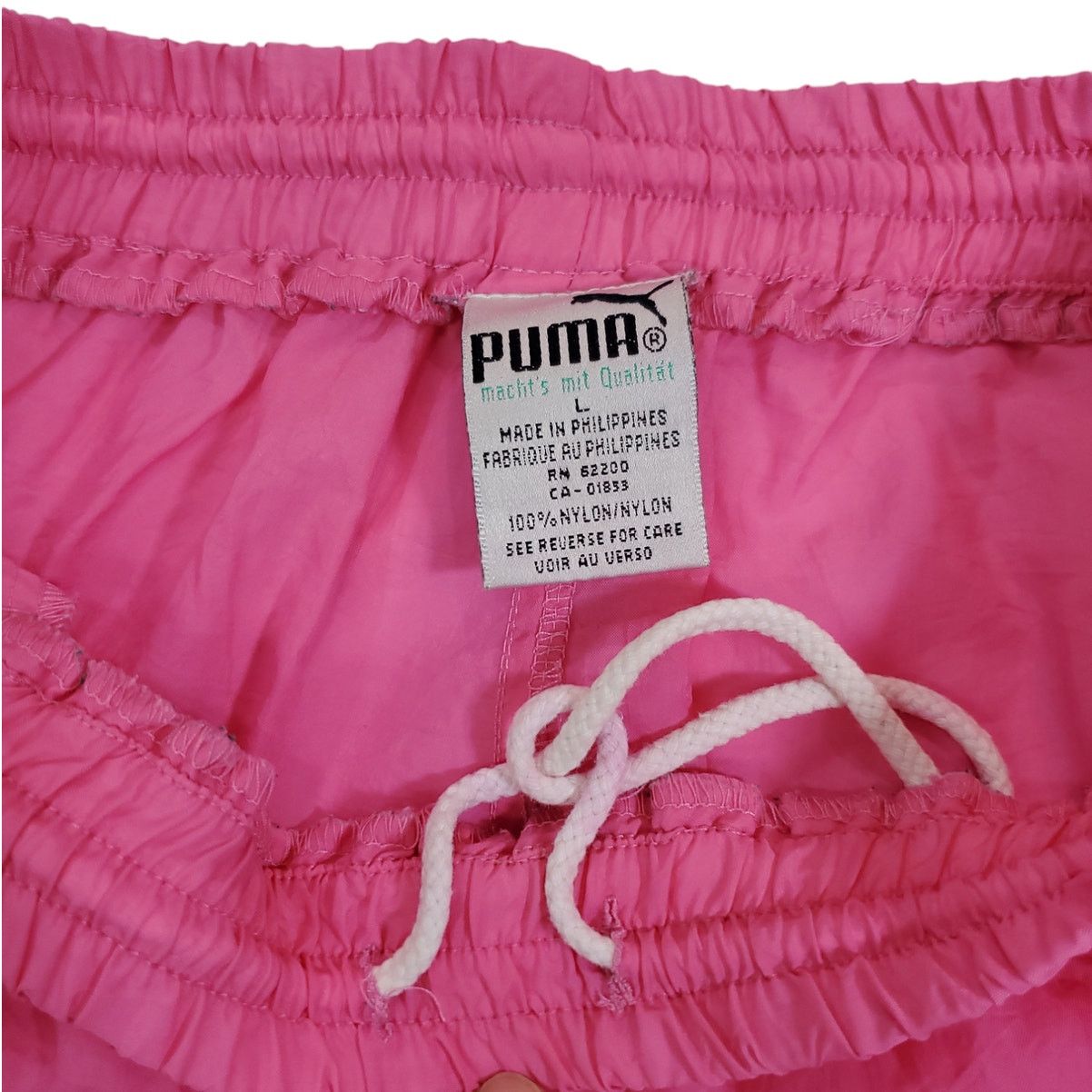 Puma Puma | Vintage, Hot Pink, Track Pants | Size Large Size 34" / US 12 / IT 48 - 5 Thumbnail
