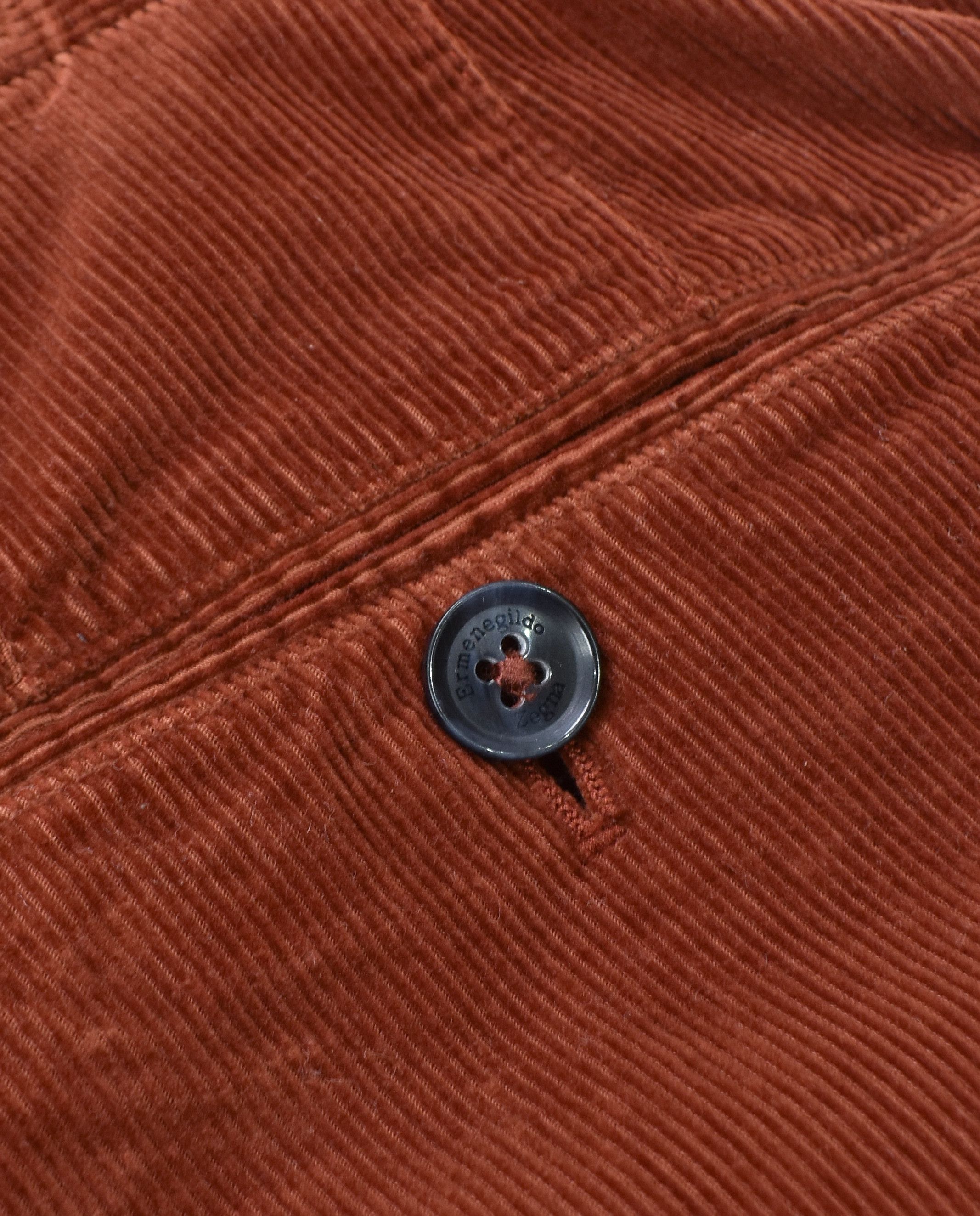 Ermenegildo Zegna ERMENEGILDO ZEGNA Slim Fit Corduroy Pants Cotton Size US 38 / EU 54 - 9 Thumbnail