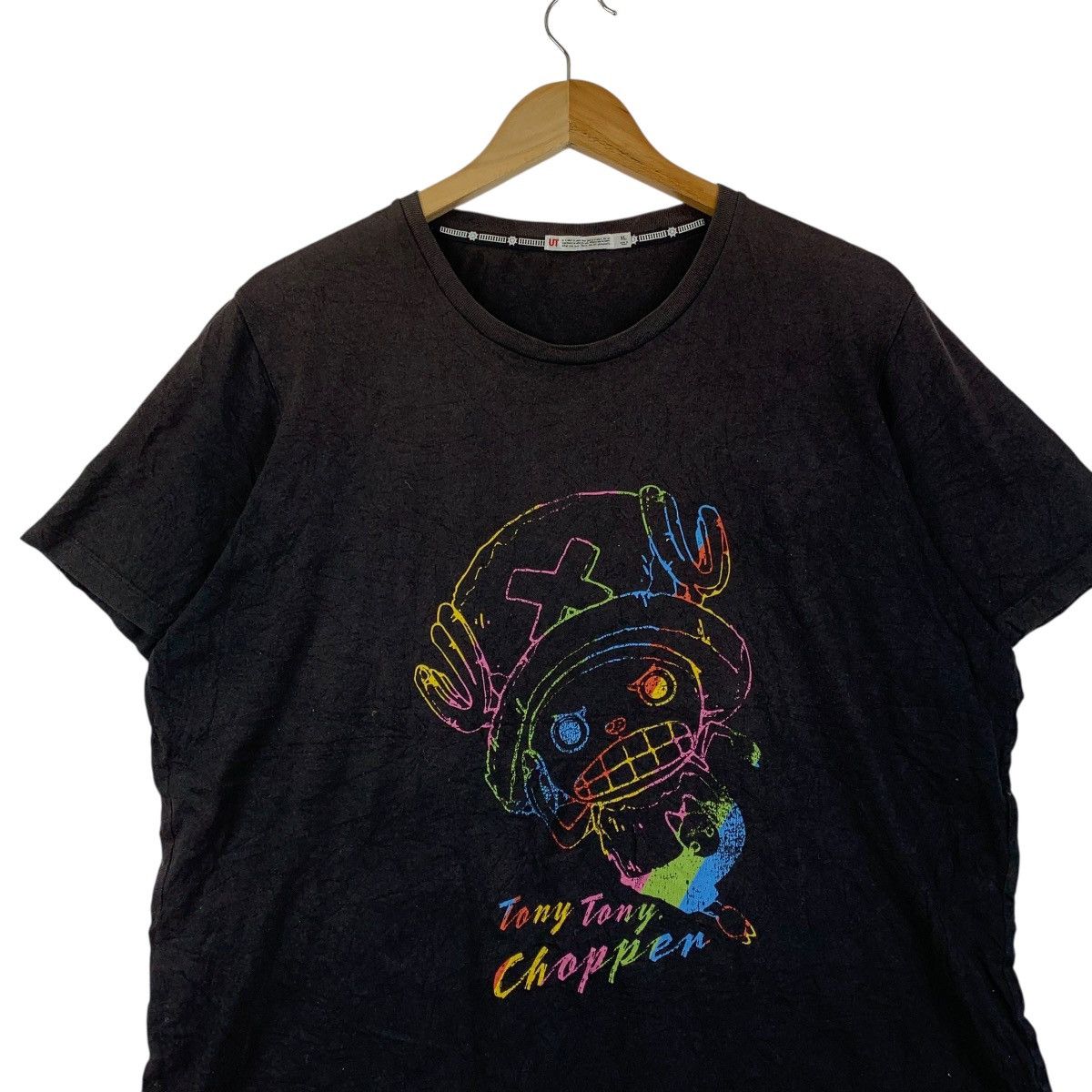 Uniqlo UNIQLO UT ONE PIECE Chopper Neon Graphic Tee XL Black Size US XL / EU 56 / 4 - 2 Thumbnail