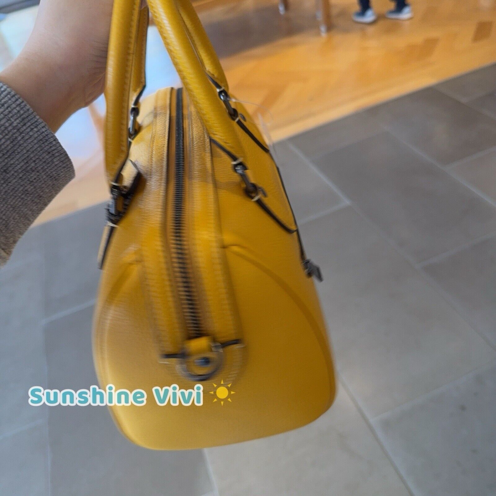 NWT Coach Rowan Satchel CV962 Pebbled Leather/Qb/Turmeric