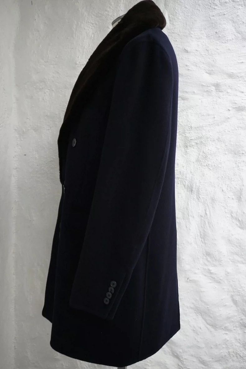 Loro Piana LORO PIANA Men's baby cashmere double rowed coat Size US L / EU 52-54 / 3 - 2 Thumbnail