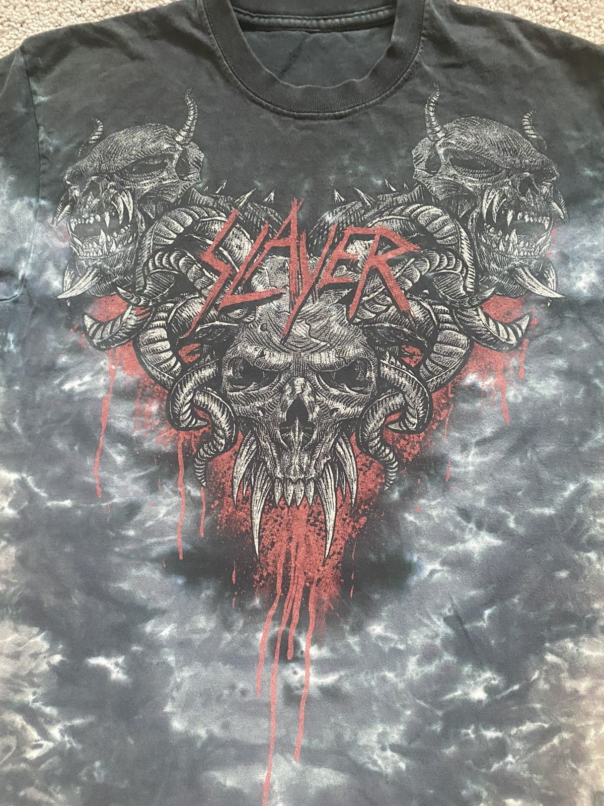 Band Tees × Vintage Vintage Slayer Band Tee Size US S / EU 44-46 / 1 - 4 Thumbnail