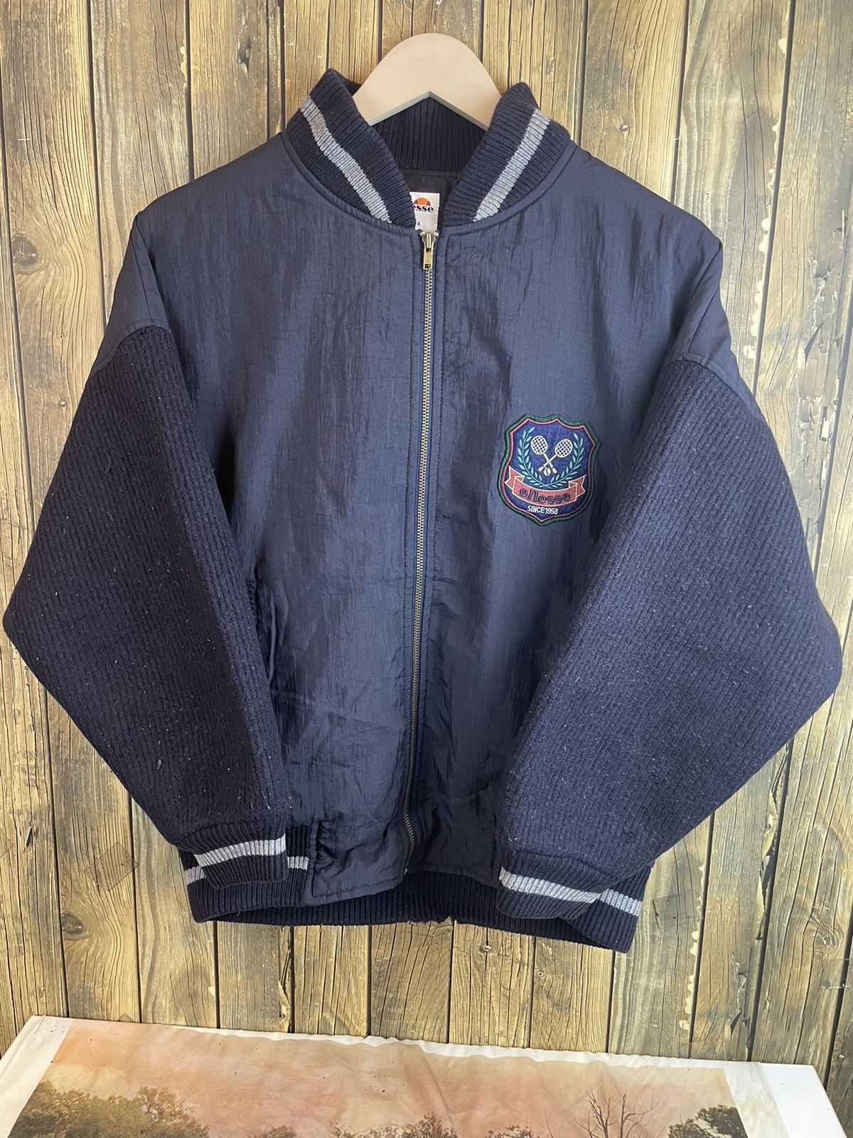 Ellesse × Japanese Brand × Vintage vintage ellesse vasity Size US M / EU 48-50 / 2 - 7 Thumbnail