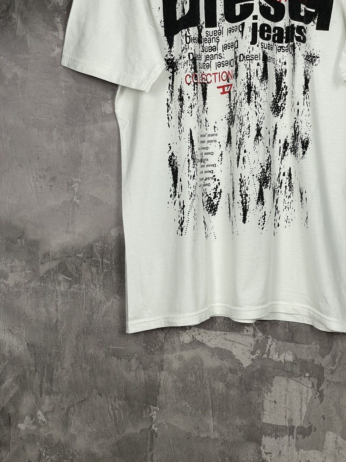 Diesel × Japanese Brand Vintage 90s Diesel Big logo t-shirt retro rare Y2K Size US M / EU 48-50 / 2 - 5 Thumbnail