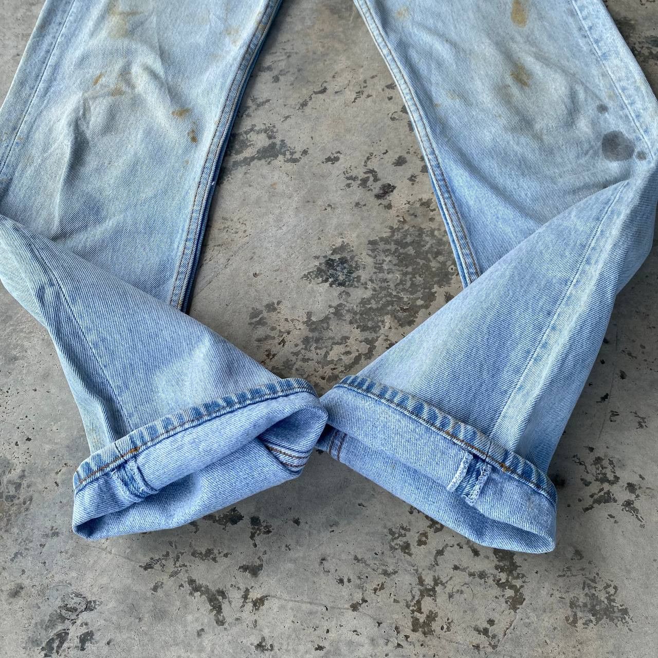 Levi's × Vintage VINTAGE 1989 LEVIS 501XXSTONEWASH DIRTY 555 BUTTON W29X32.5 Size US 29 - 6 Thumbnail