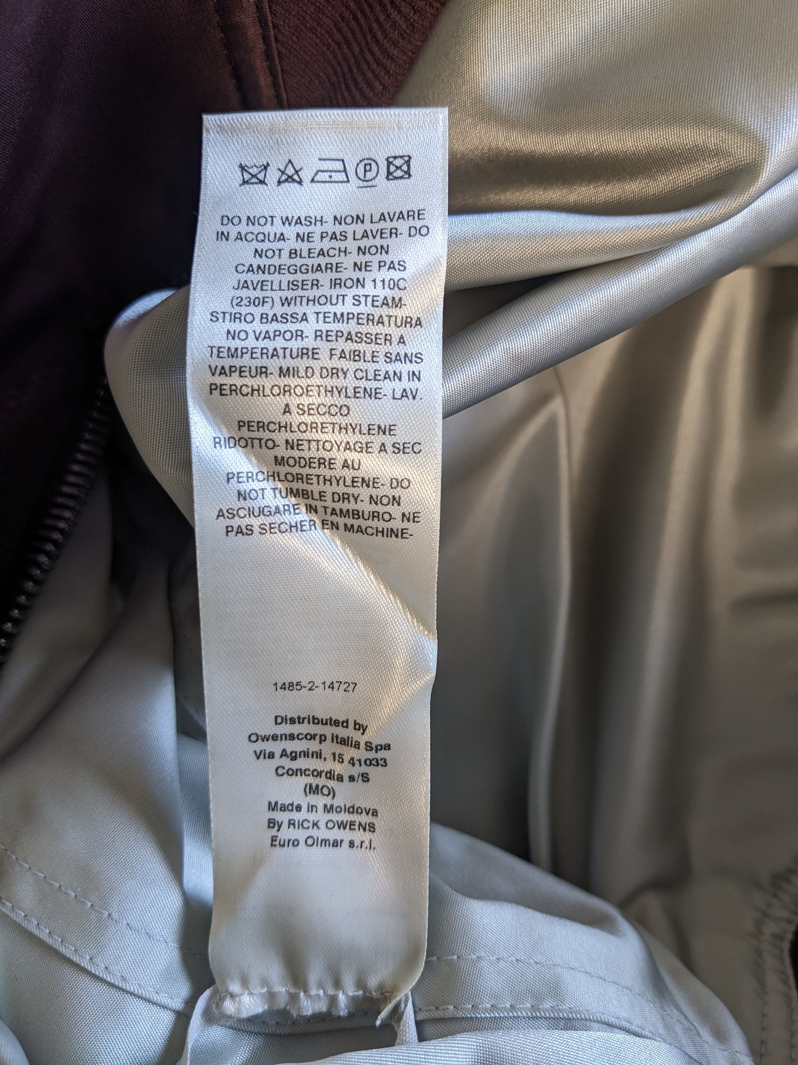 Rick Owens Rick Owens Bomber Size US M / EU 48-50 / 2 - 5 Thumbnail