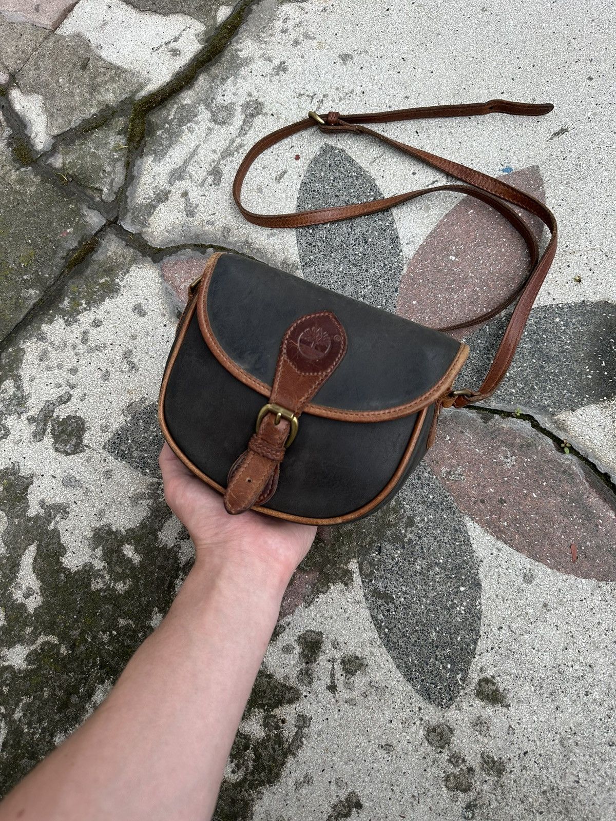 Timberland × Vintage Timberland Made In USA Vintage Classic Leather Mini Bag Size ONE SIZE - 2 Thumbnail