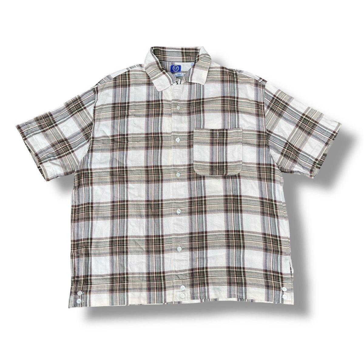 C.P. Company NEED GONE💥S/S 1995 RARE Vintage☠️Cp Company Plaid shirt Size US L / EU 52-54 / 3 - 1 Thumbnail