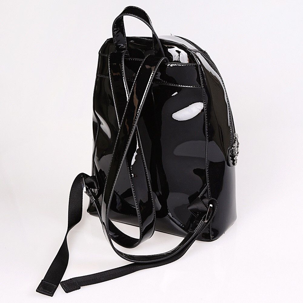Desigual Desigual Vinil Galactic Lima Black Glossy Backpack Size ONE SIZE - 4 Thumbnail