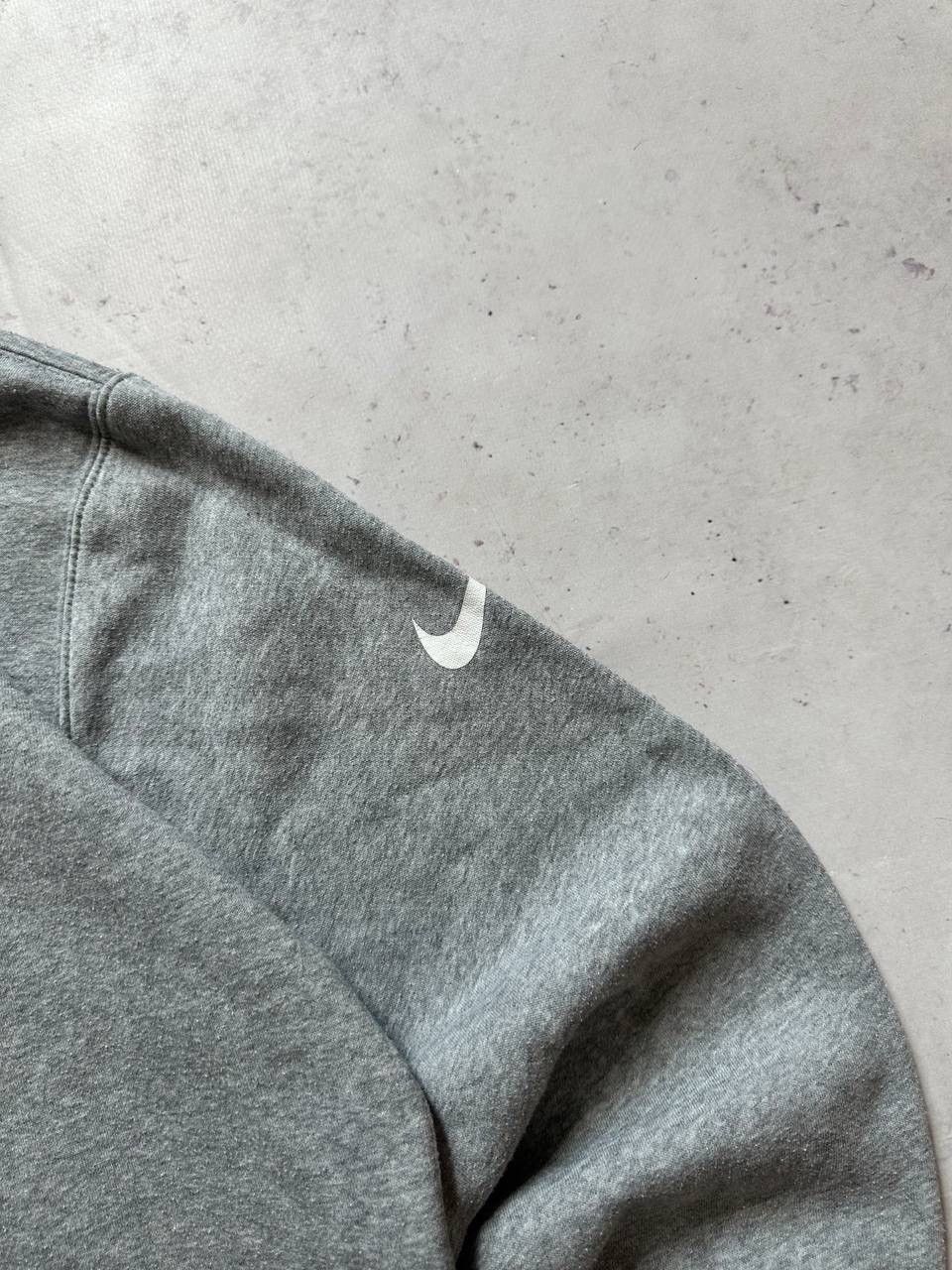 Nike × Vintage Vintage Nike Patriots Swoosh Boxy Hoodie Y2K M Size US M / EU 48-50 / 2 - 4 Thumbnail