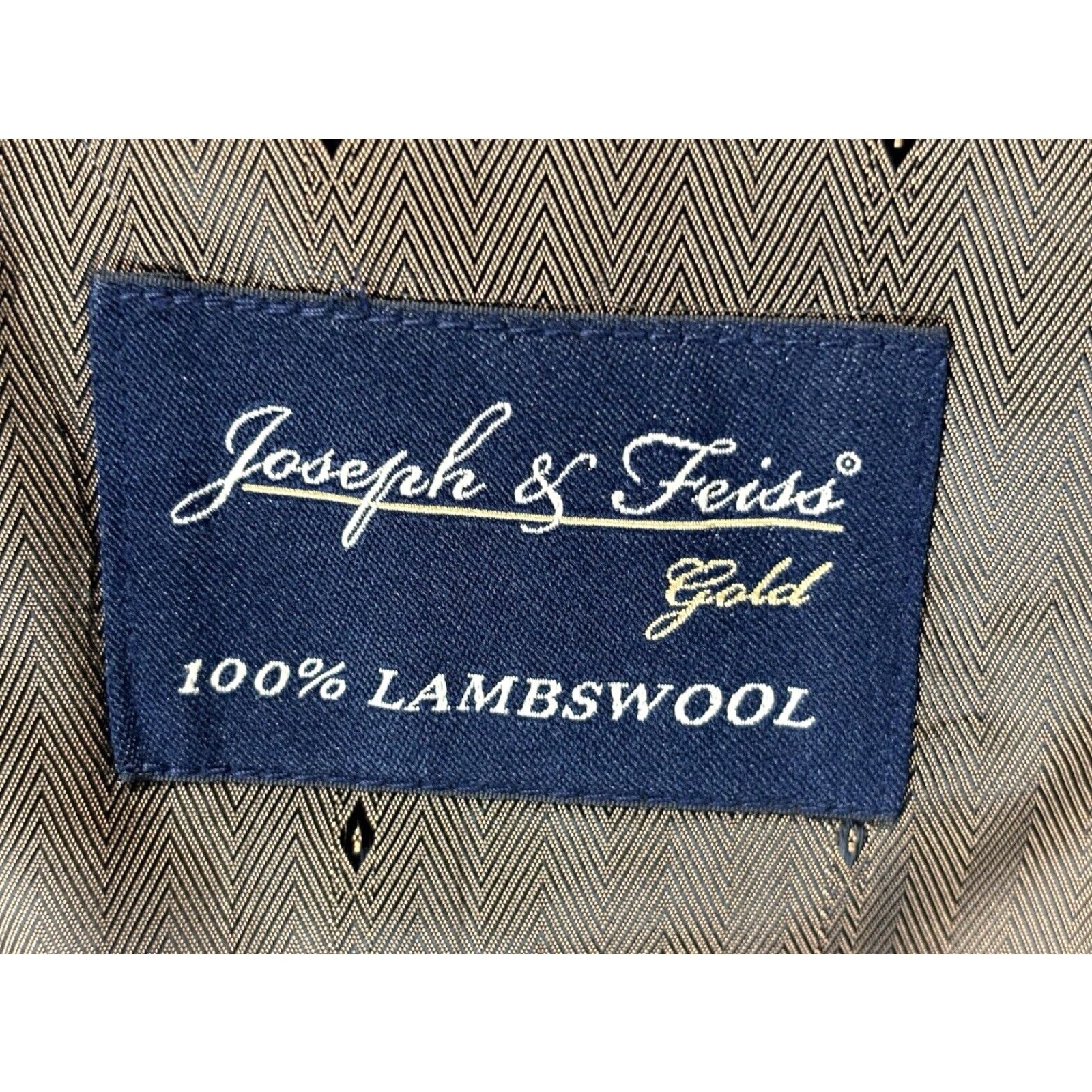 Joseph VINTAGE Joseph & Feiss Lambswool Blazer Sportcoat Mens 46R Brown Black Check Size 46R - 5 Thumbnail