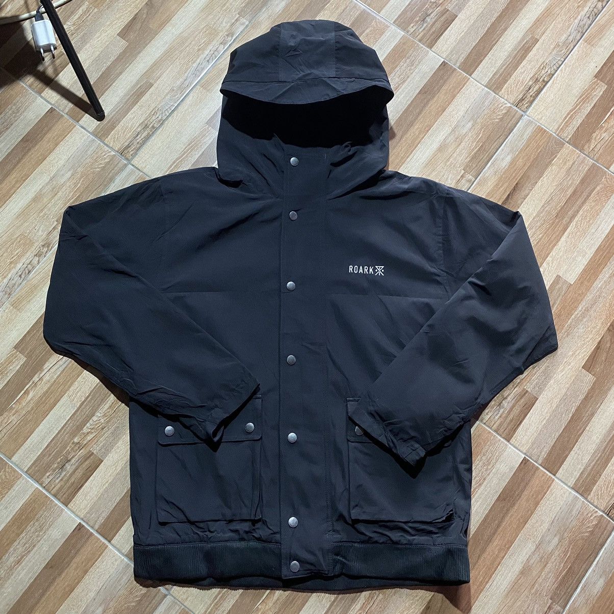 image of Archival Clothing x Roark The Artifacts Of Adventure Parka Jacket in Black, Men's (Size Large)