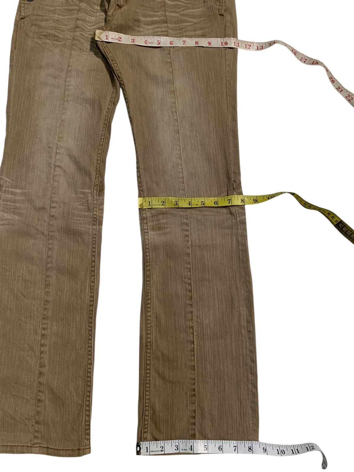 Kapital FLARE NICOLE CLUR FOR MAN RUSTY JAPANESE PUNK DENIM Size US 31 - 16 Thumbnail