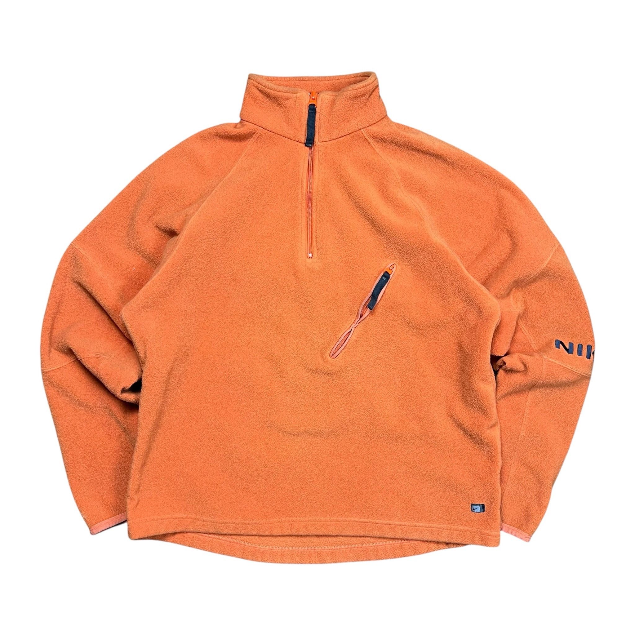 Nike Vintage Nike Spell-out Fleece Pullover Sweater - M Size US M / EU 48-50 / 2 - 1 Thumbnail
